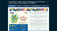 Desktop Screenshot of pelatihanmanajemen.com